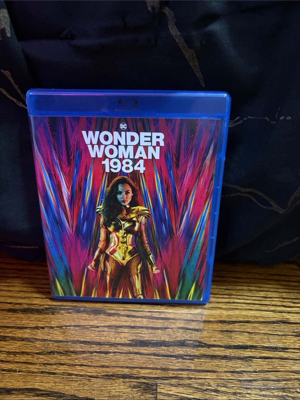 DC Wonder Woman 1984 Blu-ray — Gold Armor with Vibrant Multicolor Art